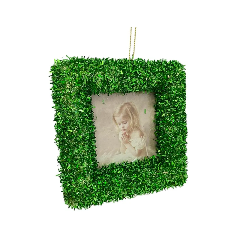 PORTARETRATO VERDE COLGANTE 12X12X2CM 130-5001666 SANTINI
