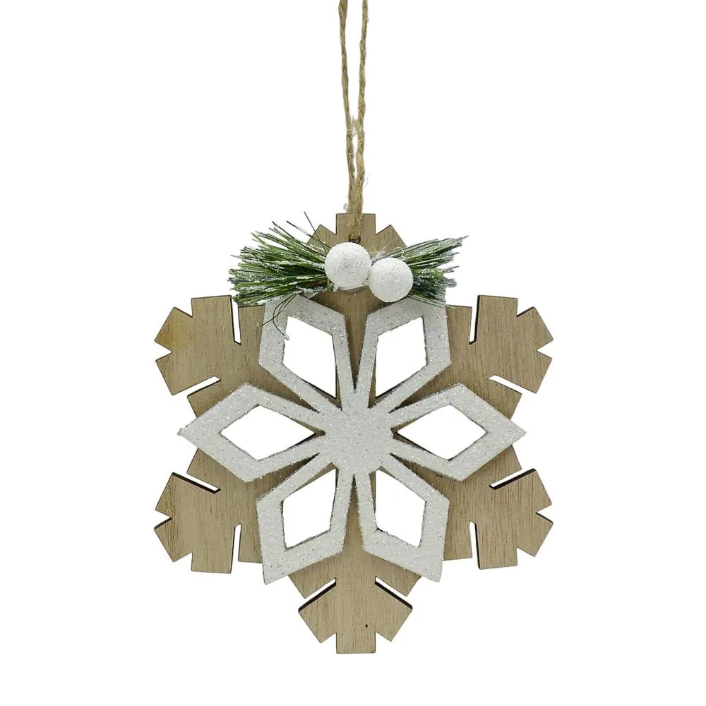 COPO DE NIEVE PARA COLGAR 12X14X2CM 130-5001758 SANTINI