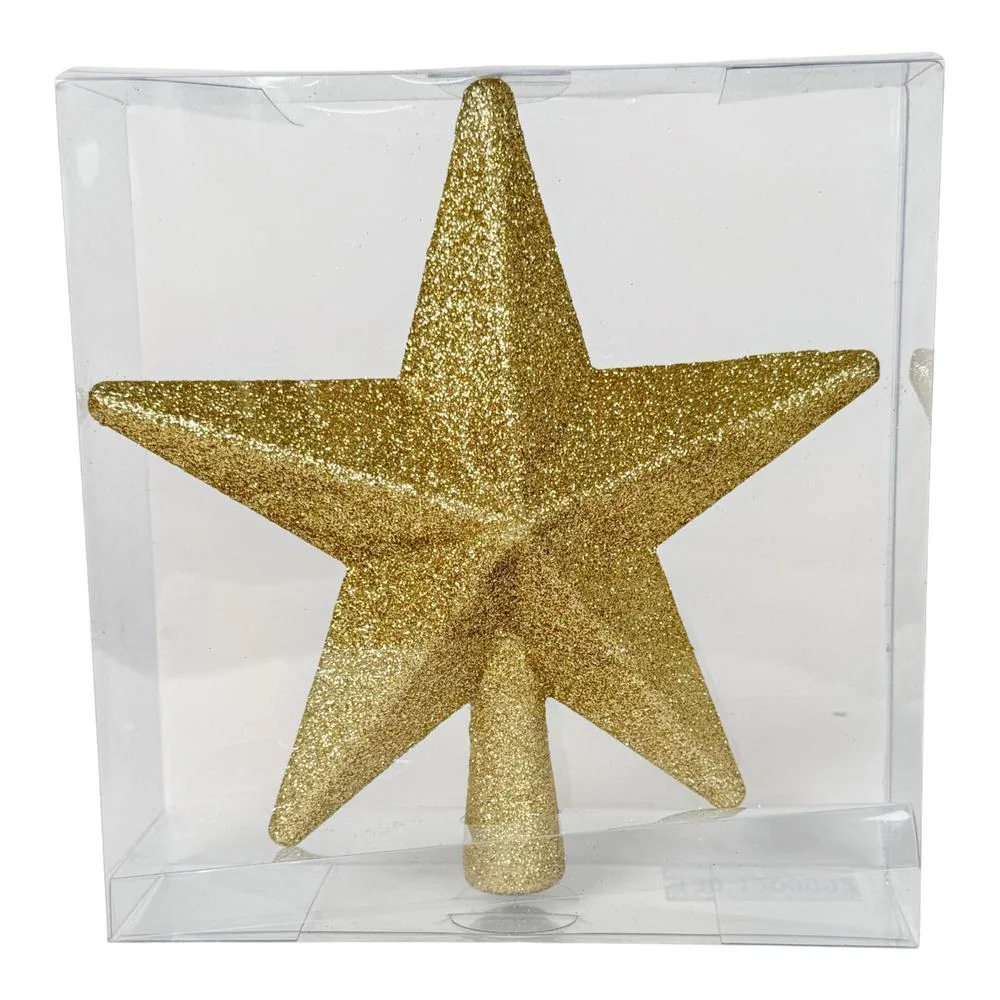 ESTRELLA PARA COLGAR DORADA 19.3X5.4X20CM 130-1200092 SANTINI
