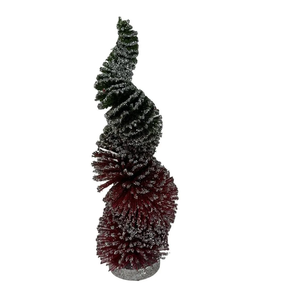 ARBOL VERDE CON ROJO DECOR 30X9CM 9X9X30CM 200-2900222 SANTINI
