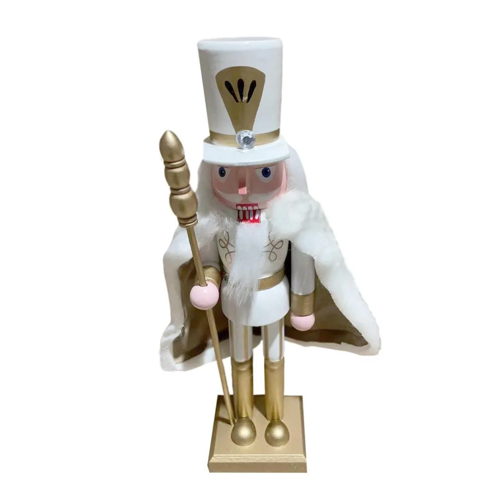 CASCANUECES BLANCO CON DORADO 30CM 200-4100278 SANTINI