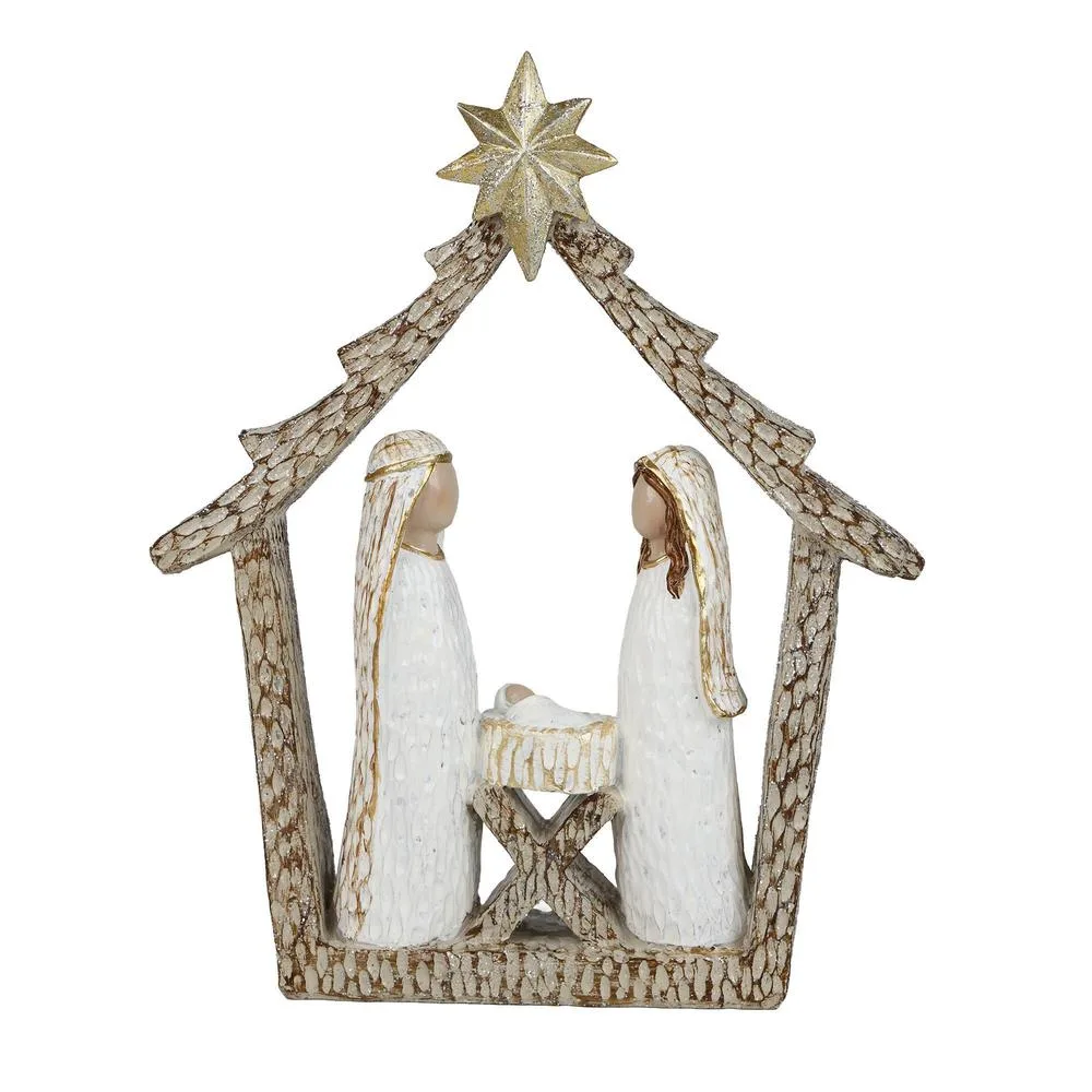 SAGRADA FAMILIA EN CASITA 4X18X21CM 100-0400467 SANTINI