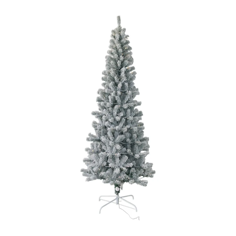ARBOL DE NAVIDAD 7PIES 600TIP 250L NEVADO CON LUCES XN30000029-7WW MONTEFIORI