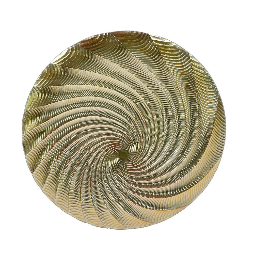 PLATO REDONDO PLASTICO 33X33X2 201-1200261 SANTINI