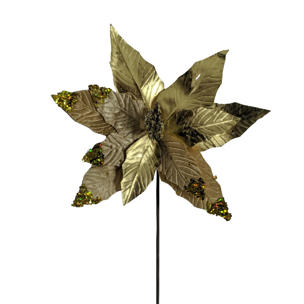 FLOR DE NAVIDAD 11 PETALOS DE 50CM MQF21167-M