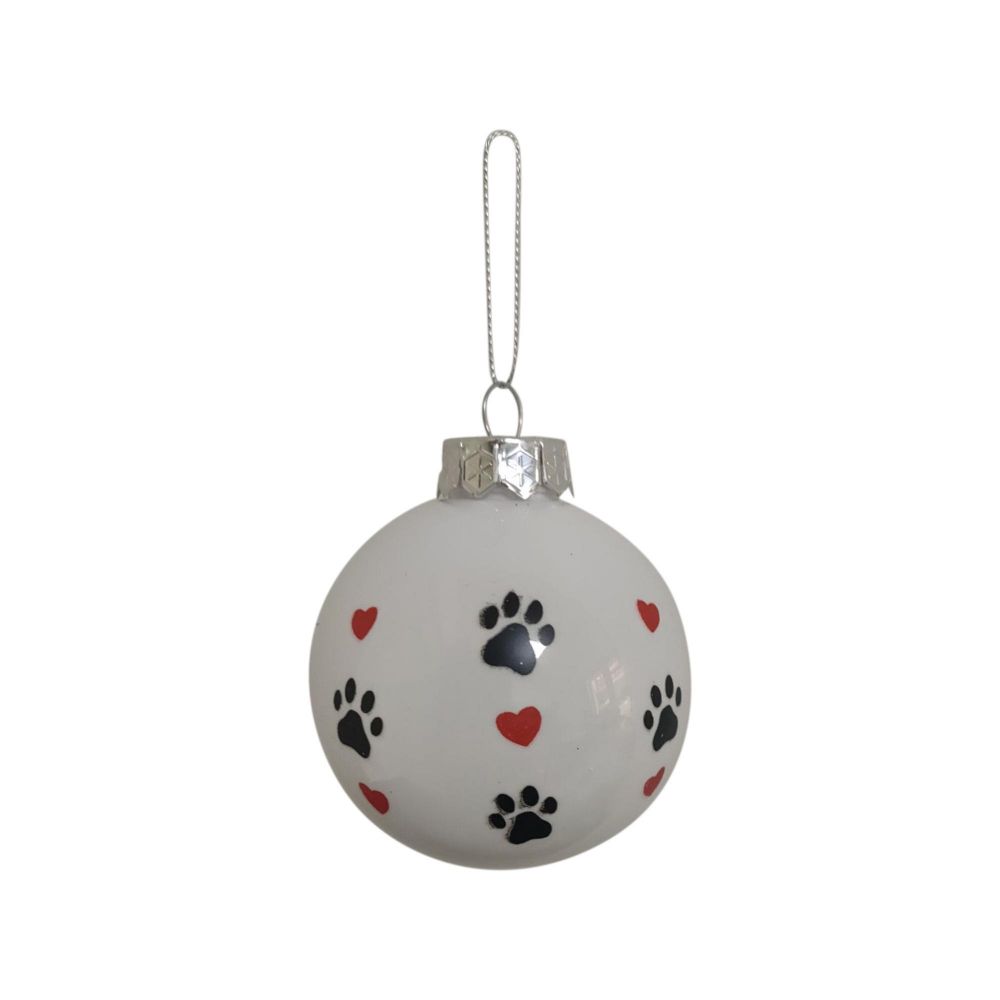 JUEGO DE BAMBALINAS 6PZ HUELLITAS 16X8X24CM 130-2500736 SANTINI