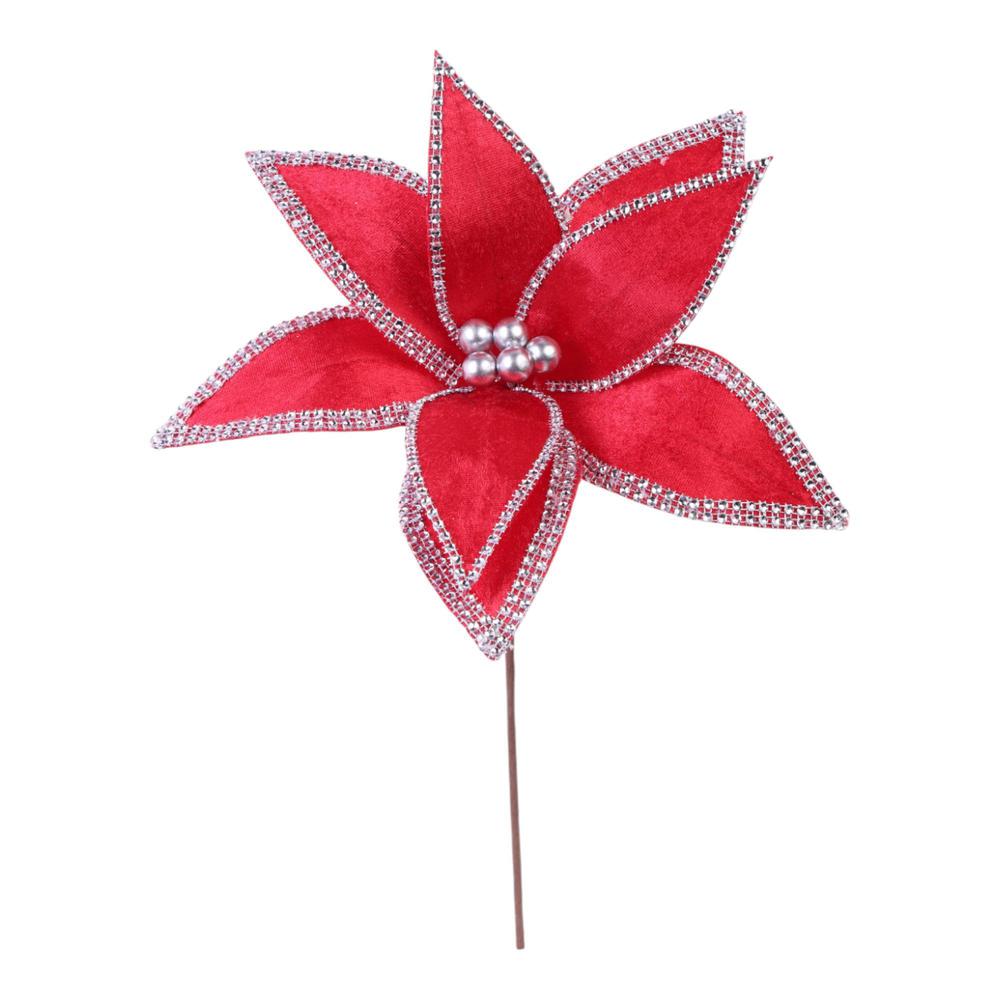 FLOR NAVIDEÑA ROJA 30CM 140-2501480 SANTINI