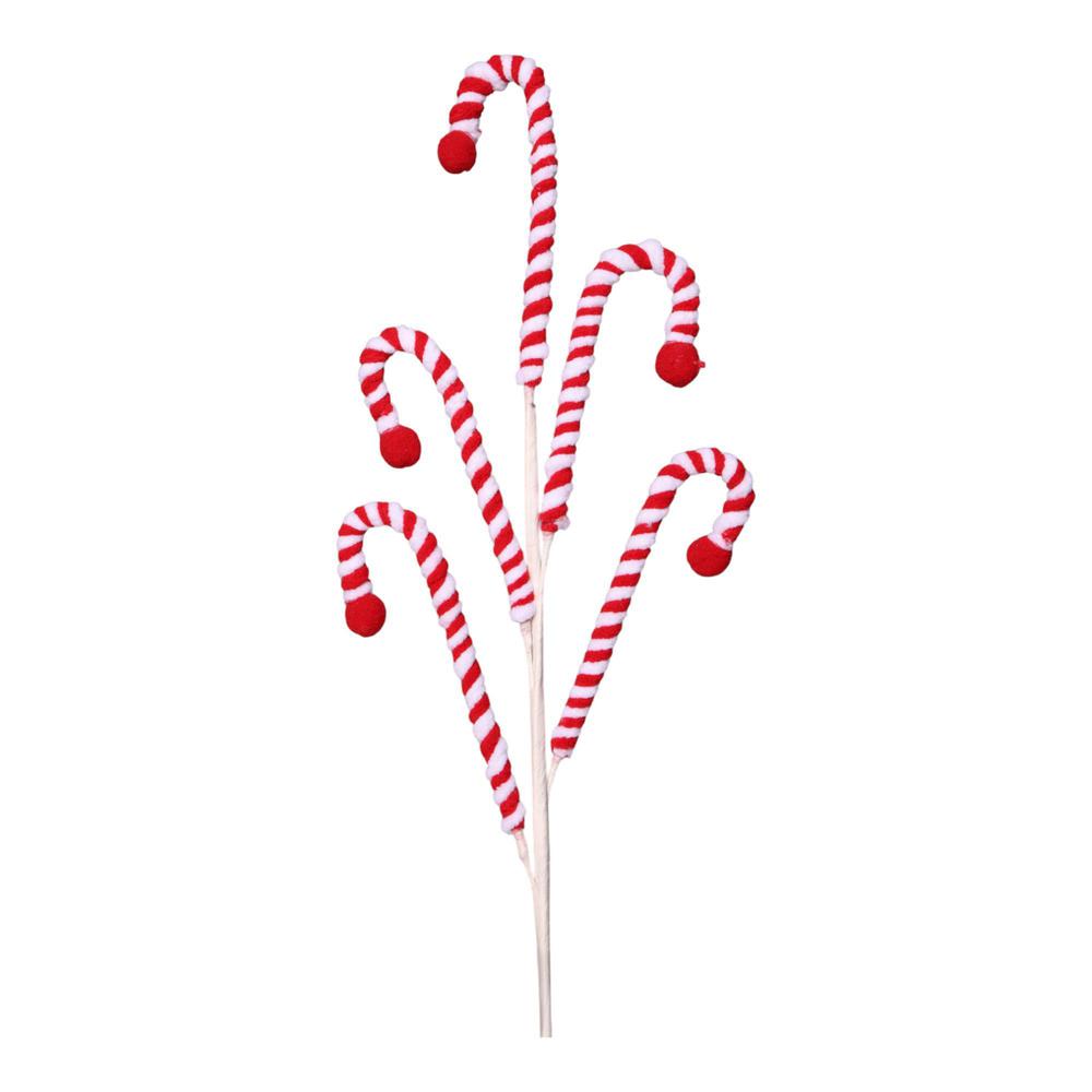 FOLLAJE NAVIDEÑA ROJO CON BLANCO 140-2501634 SANTINI